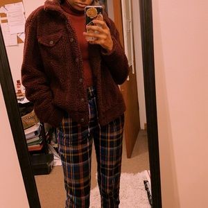 |wild fable| furry teddy button up jacket